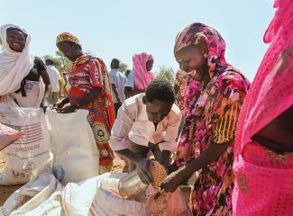 Sudan food distribution