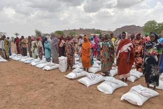 SAMARITAN’S PURSE IS SENDING FOOD RELIEF TO THE REGION AS FAMILIES FACE DESPERATE TIMES IN KORDOFAN. MANY OF THEIR CROPS WERE EATEN BY LOCUSTS AND AN INFLUX OF DISPLACED PEOPLE IS STRAINING THE ALREADY IMPOVERISHED COMMUNITIES.