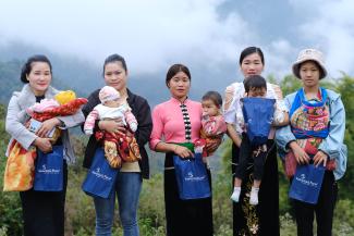 MOTHERS IN VIETNAM’S HIGHLANDS CAN HAVE PEACE OF MIND KNOWING THAT THEIR LOCAL TBAS ARE WELL-TRAINED.