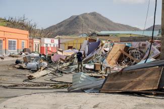 HOMES ON CARRIACOU WERE FLATTENED WITHIN MINUTES OF BERYL’S LANDFALL.