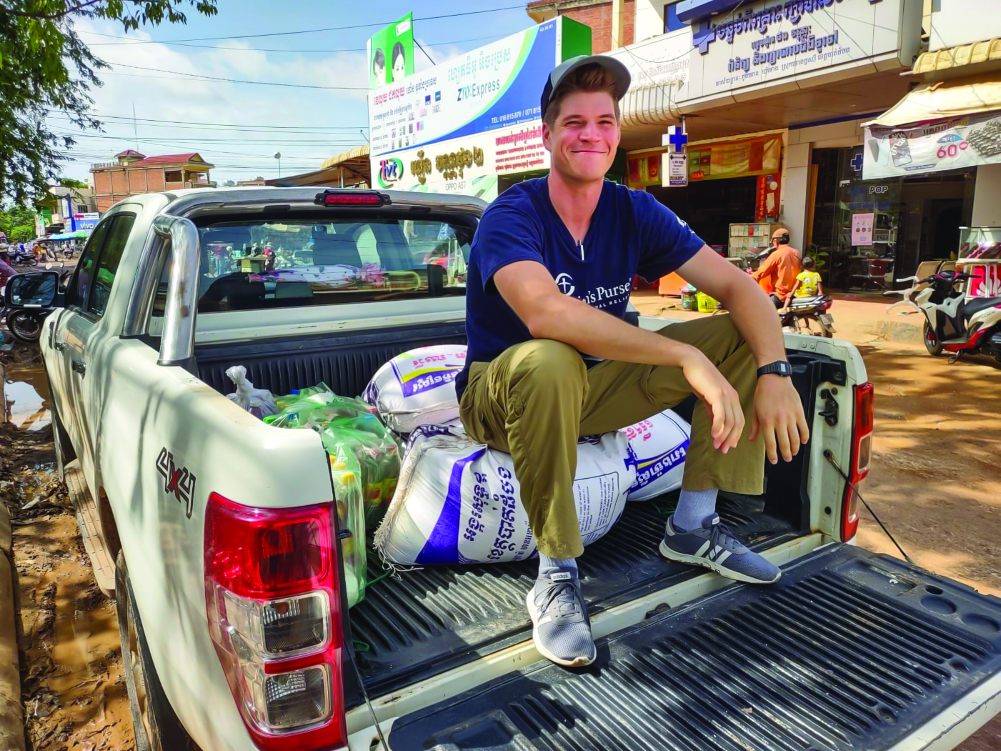 man on truck