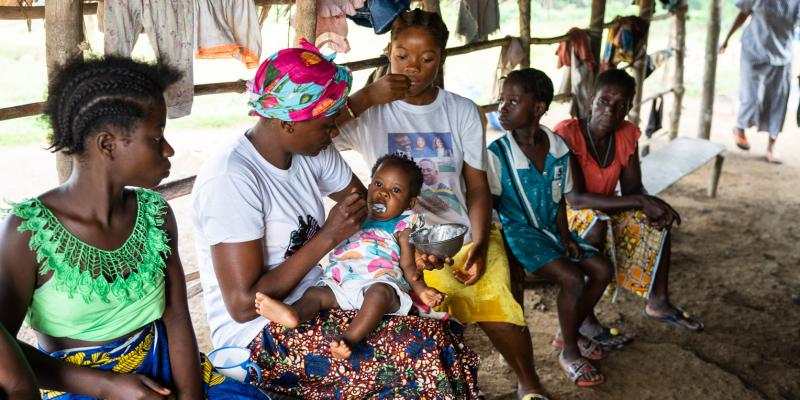 CHILDHOOD NUTRITION IS OF VITAL IMPORTANCE TO FAMILIES IN RURAL AREAS OF LIBERIA.