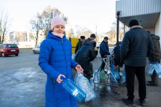 The destruction of the regions water infrastructure has created a crisis for the many communities there.